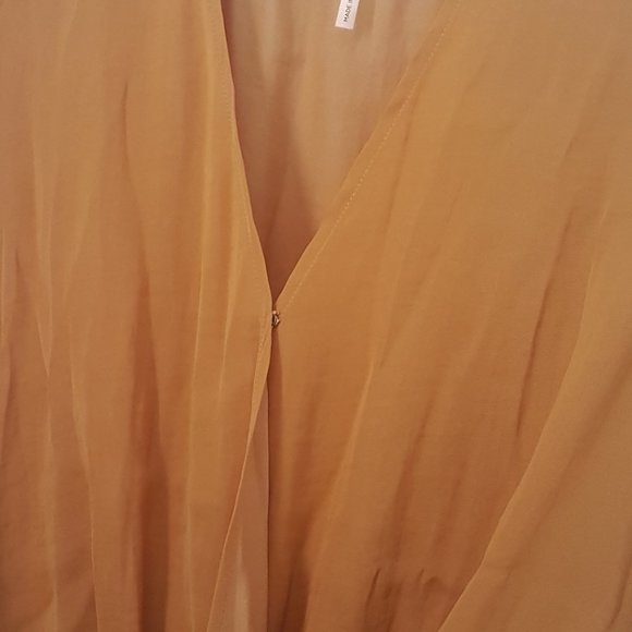 1.State Honey Pot Peplum V-neck Blouse, L - NWT - Picture 6 of 11